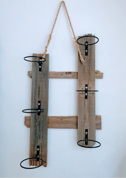 Custom Rustic Wood Hanging Planter - Made to Order in Montana